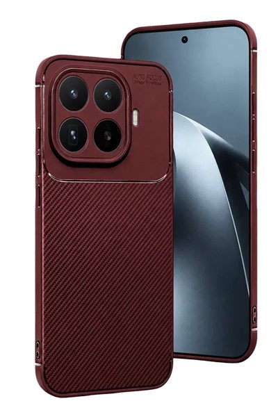 Mey İthalat®   Mi 17T Pro Auto Focus Karbon Kapak - Bordo