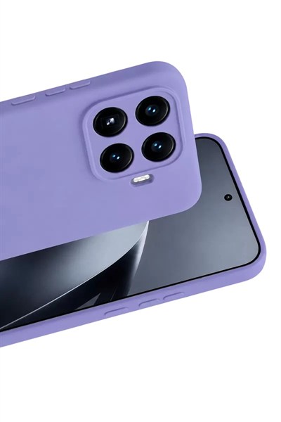 Mey İthalat®   Mi 17T Pro Nano içi Kadife Silikon - Lila