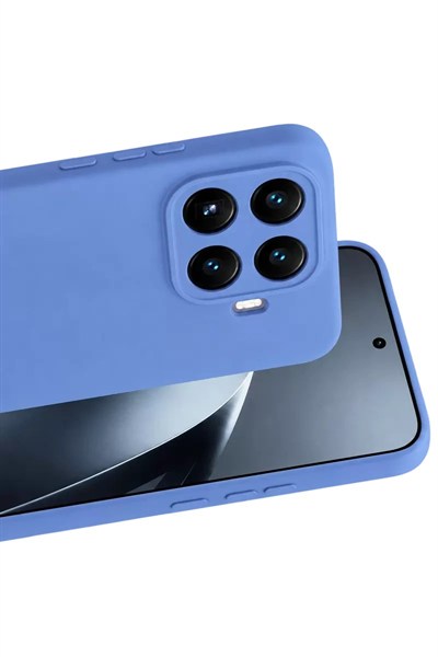 Mey İthalat®   Mi 17T Pro Nano içi Kadife Silikon - Mavi