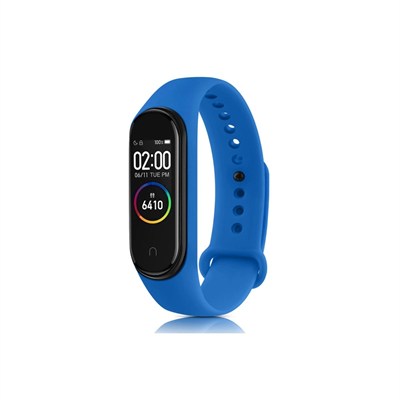 Mey İthalat®   Mi Band 4 Klasik Kordon - Mavi