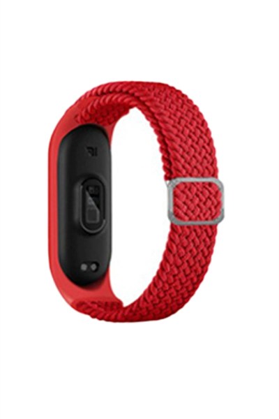 Mey İthalat®   Mi Band 4 Star Kordon - Kırmızı
