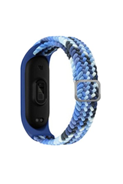 Mey İthalat®   Mi Band 4 Star Kordon - Lacivert-Mavi