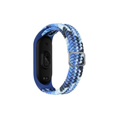 Mey İthalat®   Mi Band 4 Star Kordon - Lacivert-Mavi