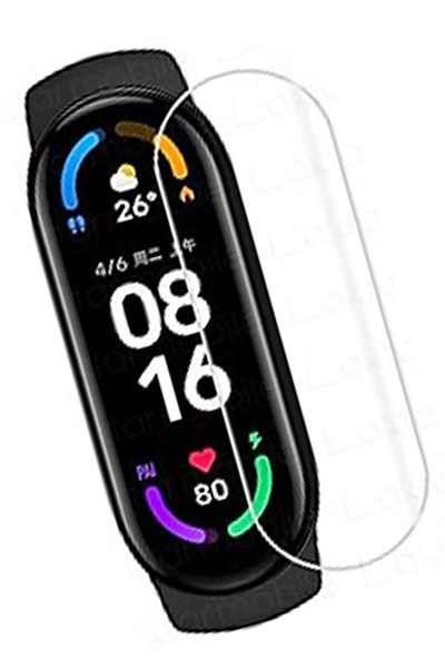 Mey İthalat®   Mi Band 6 Polymer Nano Ekran Koruyucu - Şeffaf