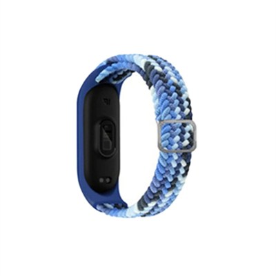 Mey İthalat®   Mi Band 6 Star Kordon - Lacivert-Mavi