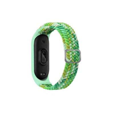 Mey İthalat®   Mi Band 6 Star Kordon - Turkuaz-Yeşil