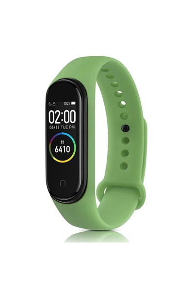Mey İthalat®   Mi Band 7 Klasik Kordon - Açık Yeşil