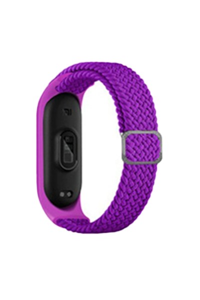 Mey İthalat®   Mi Band 7 Star Kordon - Mor