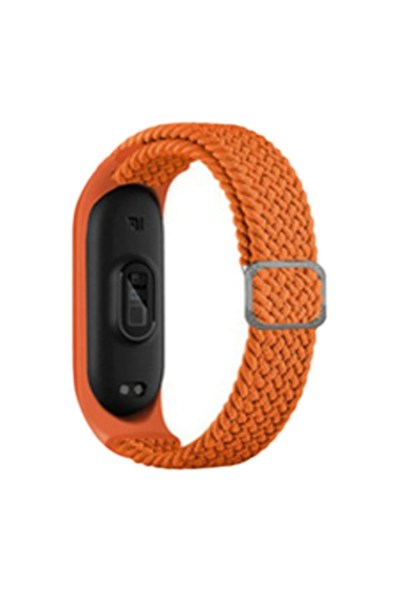 Mey İthalat®   Mi Band 7 Star Kordon - Turuncu