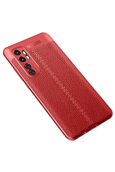 Mey İthalat®   Mi Note 10 Lite Kılıf Auto Focus Kapak - Kırmızı