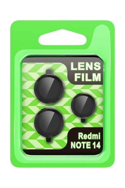 Mey İthalat®   Note 14 5G Raze Metal Kamera Lens - Siyah