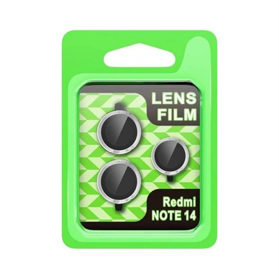 Mey İthalat®   Note 14 5G Raze Metal Kamera Lens - Gümüş