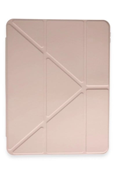 Mey İthalat®   Pad 6 Kılıf Kalemlikli Mars Tablet Kılıfı - Rose Gold