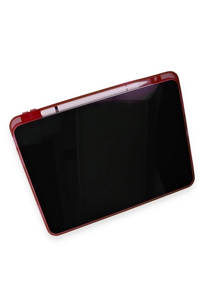 Mey İthalat®   Pad 6 Kılıf Kalemlikli Mars Tablet Kılıfı - Kırmızı