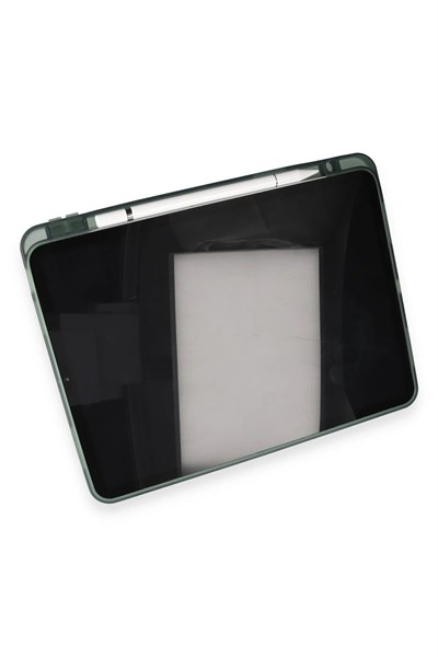 Mey İthalat®   Pad 6 Kılıf Kalemlikli Mars Tablet Kılıfı - Koyu Yeşil