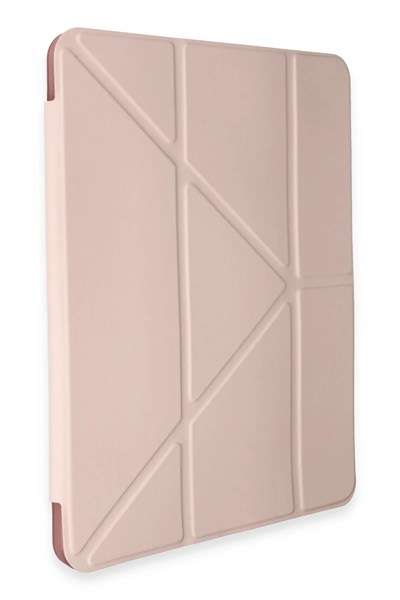 Mey İthalat®   Pad 6 Kılıf Kalemlikli Mars Tablet Kılıfı - Rose Gold