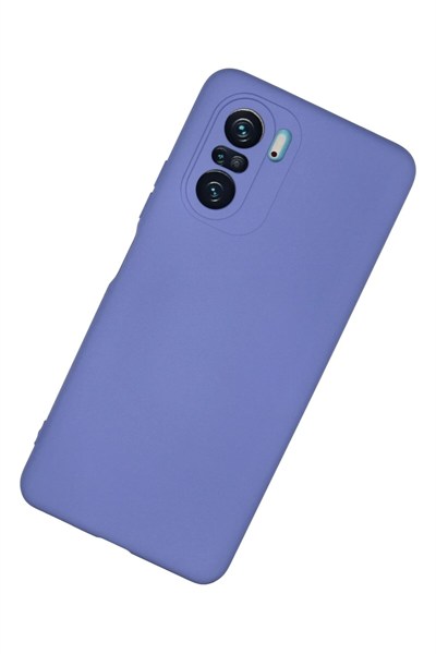 Mey İthalat®   Poco F3 Kılıf Nano içi Kadife Silikon - Lila