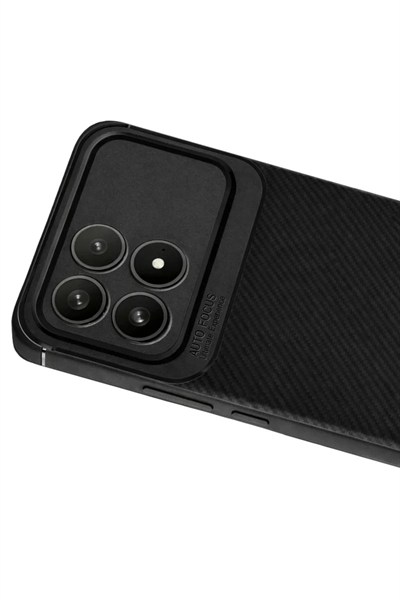 Mey İthalat®   Poco F8 Pro Auto Focus Karbon Kapak - Siyah