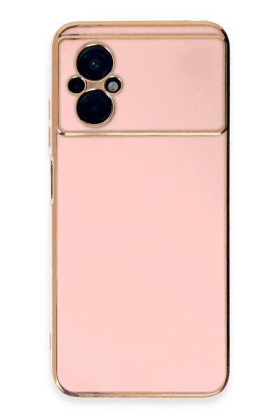 Mey İthalat®   Poco M5 Kılıf Volet Silikon - Pembe