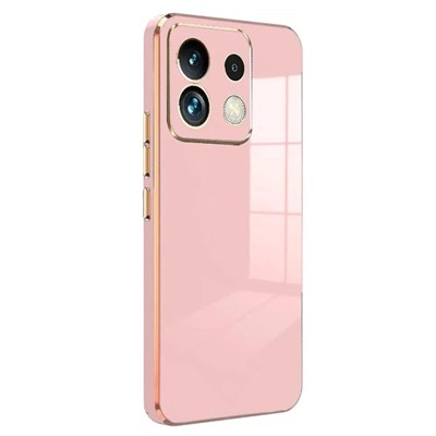 Mey İthalat®   Poco M6 Pro 4G Kılıf Volet Silikon - Pembe