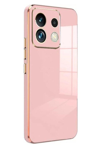 Mey İthalat®   Poco M6 Pro 4G Kılıf Volet Silikon - Pembe