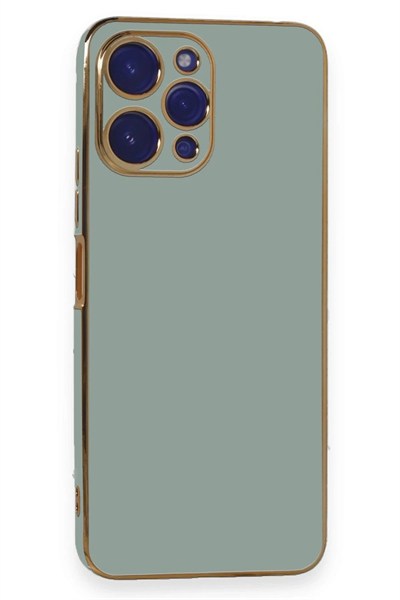 Mey İthalat®   Poco M6 Pro 5G Kılıf Volet Silikon - Açık Yeşil