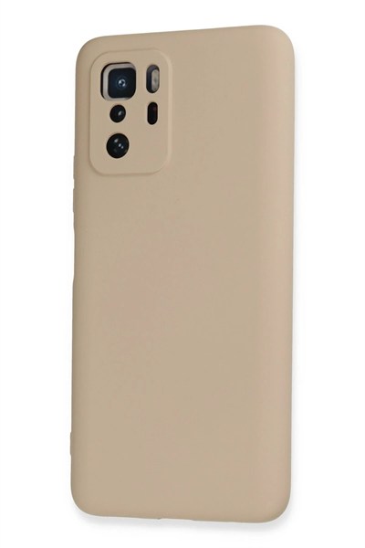 Mey İthalat®   Poco X3 GT Kılıf Nano içi Kadife Silikon - Pudra