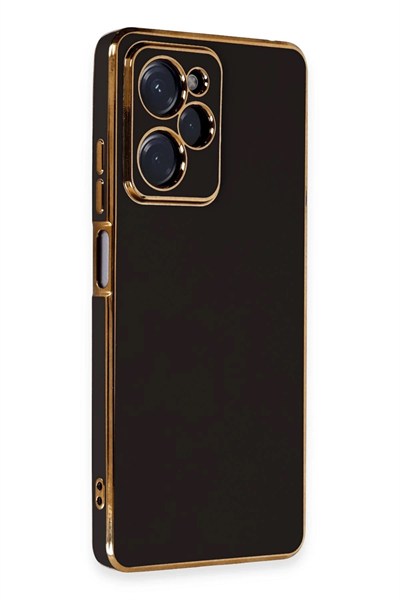 Mey İthalat®   Poco X5 Pro 5G Kılıf Volet Silikon - Siyah