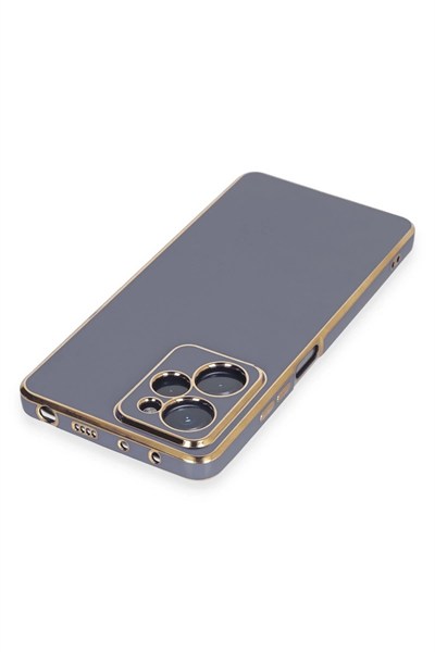 Mey İthalat®   Poco X5 Pro 5G Kılıf Volet Silikon - Mavi
