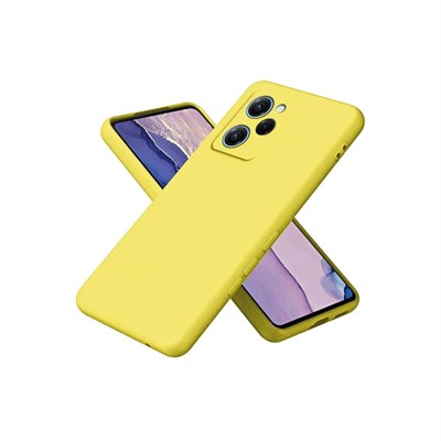 Mey İthalat®   Poco X5 Pro 5G Nano içi Kadife Silikon - Sarı