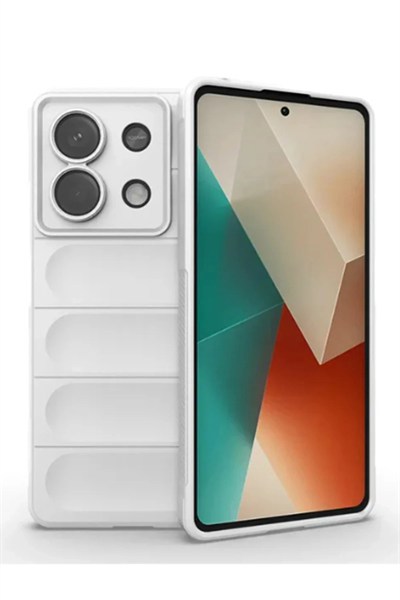 Mey İthalat®   Poco X6 Kılıf Optimum Silikon - Krem