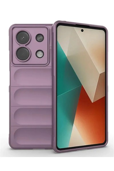 Mey İthalat®   Poco X6 Kılıf Optimum Silikon - Mor