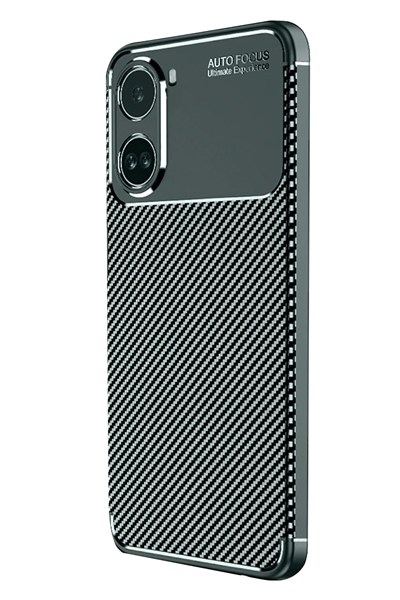 Mey İthalat®   Poco X7 Pro Kılıf Auto Focus Karbon Kapak - Koyu Yeşil