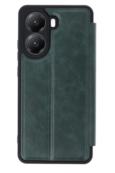 Mey İthalat®   Poco X7 Pro Kılıf Flip Cover - Koyu Yeşil