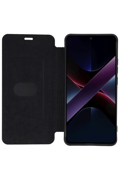 Mey İthalat®   Poco X7 Pro Kılıf Flip Cover - Lacivert