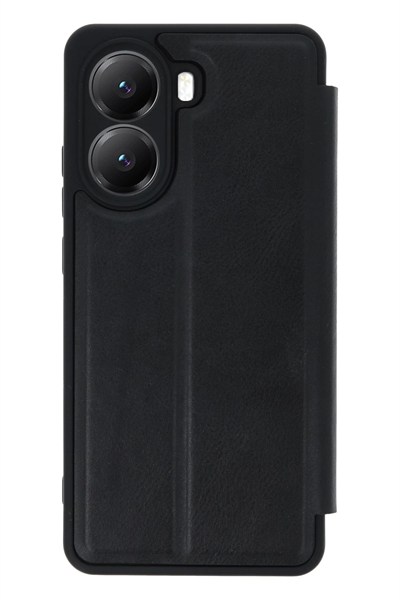 Mey İthalat®   Poco X7 Pro Kılıf Flip Cover - Siyah