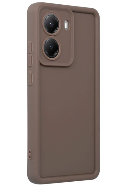 Mey İthalat®   Poco X7 Pro Viera Silikon - Kahverengi
