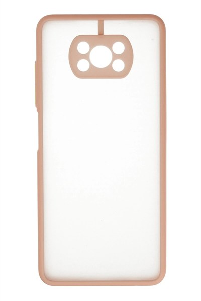 Mey İthalat®   Pocophone X3 Kılıf Montreal Silikon Kapak - Pembe
