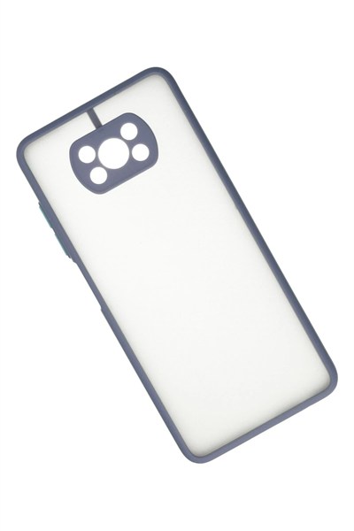 Mey İthalat®   Pocophone X3 Kılıf Montreal Silikon Kapak - Gri