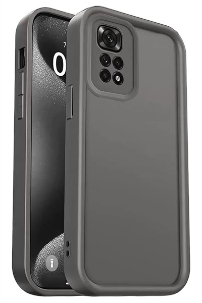 Mey İthalat®   Redmi 10 2022 Kılıf Viera Silikon - Gri