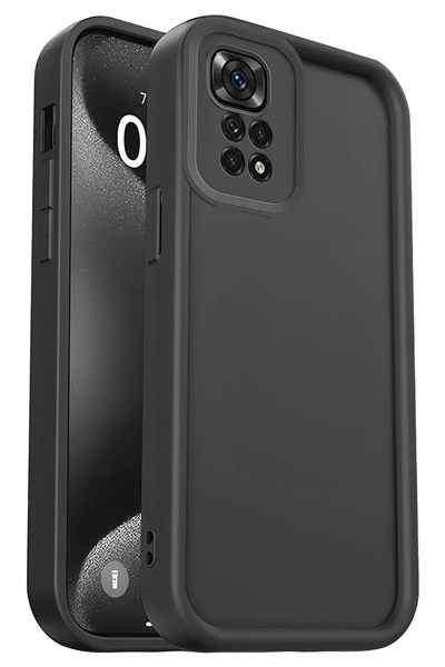 Mey İthalat®   Redmi 10 2022 Kılıf Viera Silikon - Siyah