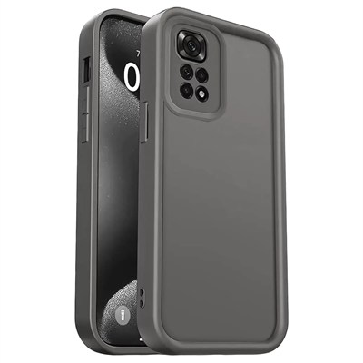 Mey İthalat®   Redmi 10 2022 Kılıf Viera Silikon - Gri