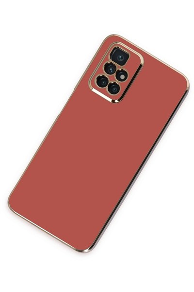 Mey İthalat®   Redmi 10 2022 Kılıf Volet Silikon - Kırmızı