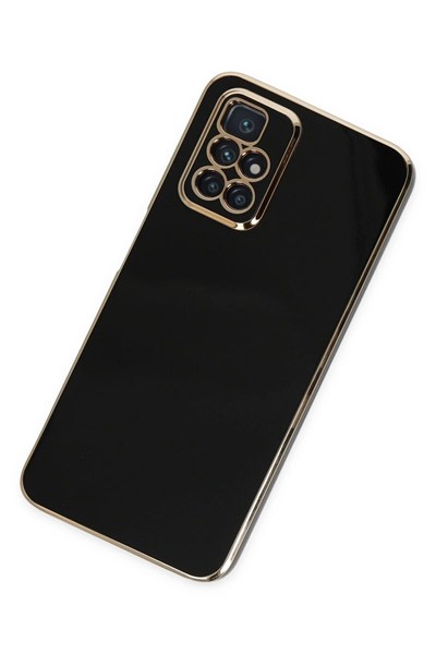 Mey İthalat®   Redmi 10 2022 Kılıf Volet Silikon - Siyah