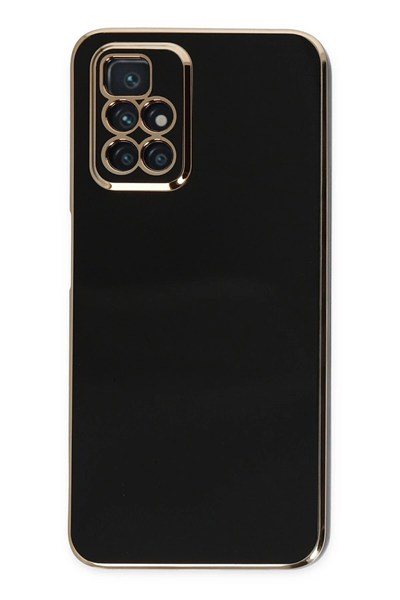 Mey İthalat®   Redmi 10 2022 Kılıf Volet Silikon - Siyah