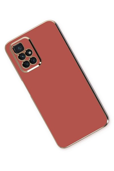 Mey İthalat®   Redmi 10 2022 Kılıf Volet Silikon - Kırmızı