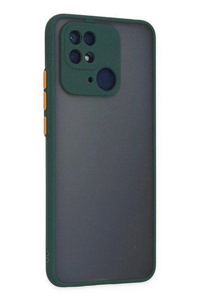 Mey İthalat®   Redmi 10C Kılıf Montreal Silikon Kapak - Yeşil