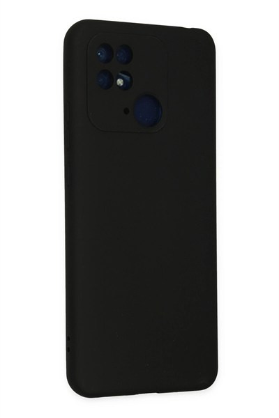 Mey İthalat®   Redmi 10C Kılıf Nano içi Kadife Silikon - Siyah