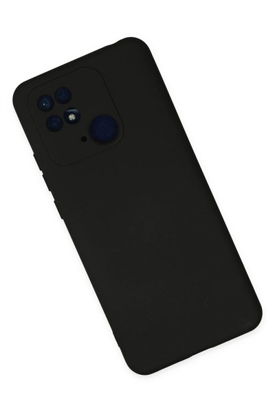 Mey İthalat®   Redmi 10C Kılıf Nano içi Kadife Silikon - Siyah