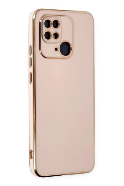 Mey İthalat®   Redmi 10C Kılıf Volet Silikon - Pembe